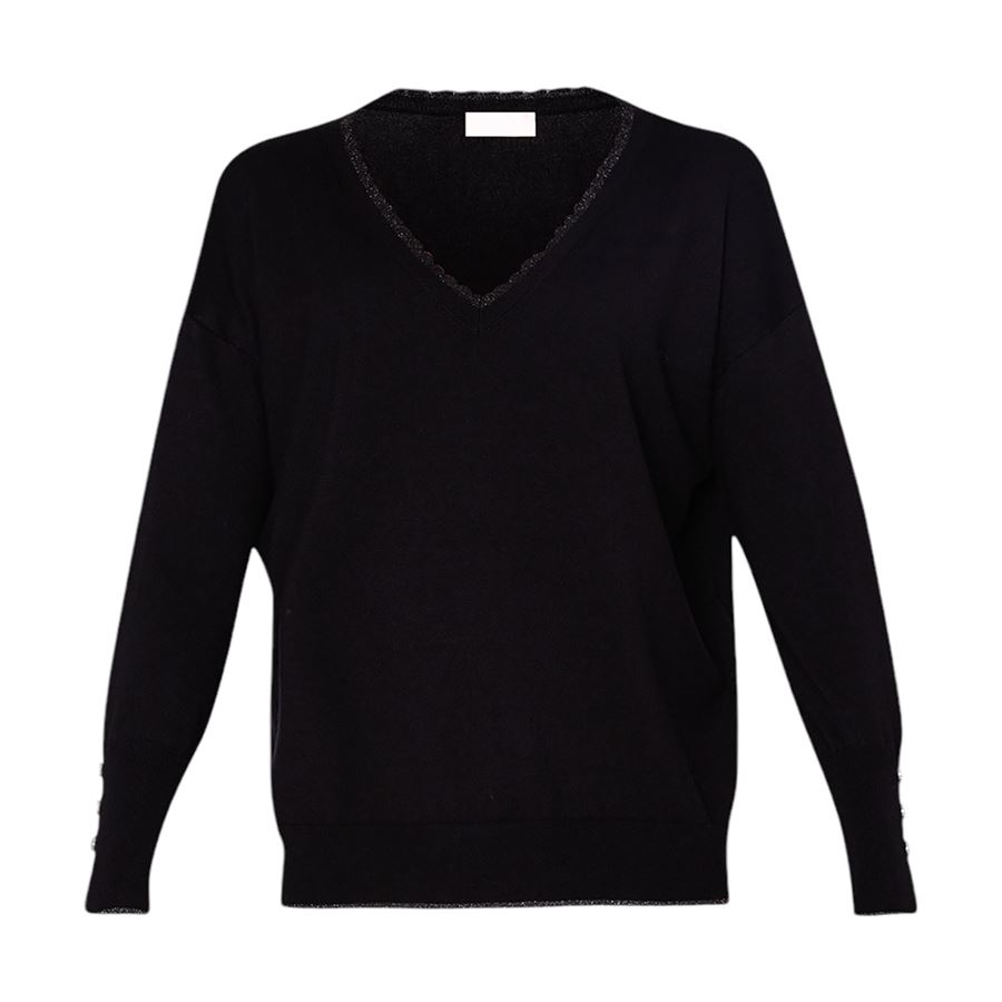 Maglia con scollo a V Liu Jo | WF4009MS49I22222